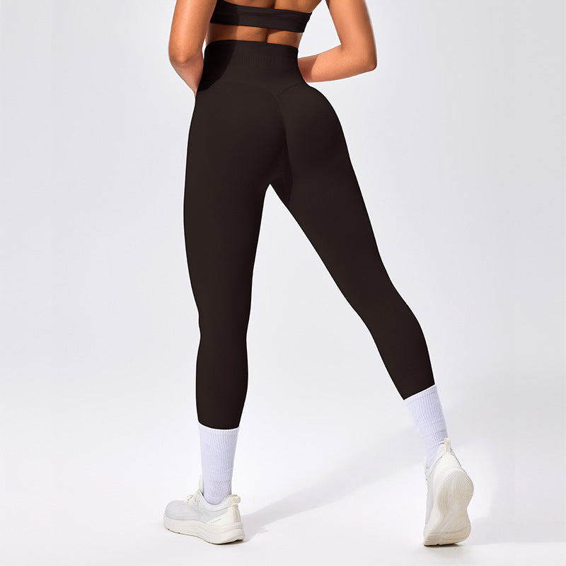 LYNXWEAR Seamless High-Waist 9" Tights – Hip-Lifting & Squat-Proof