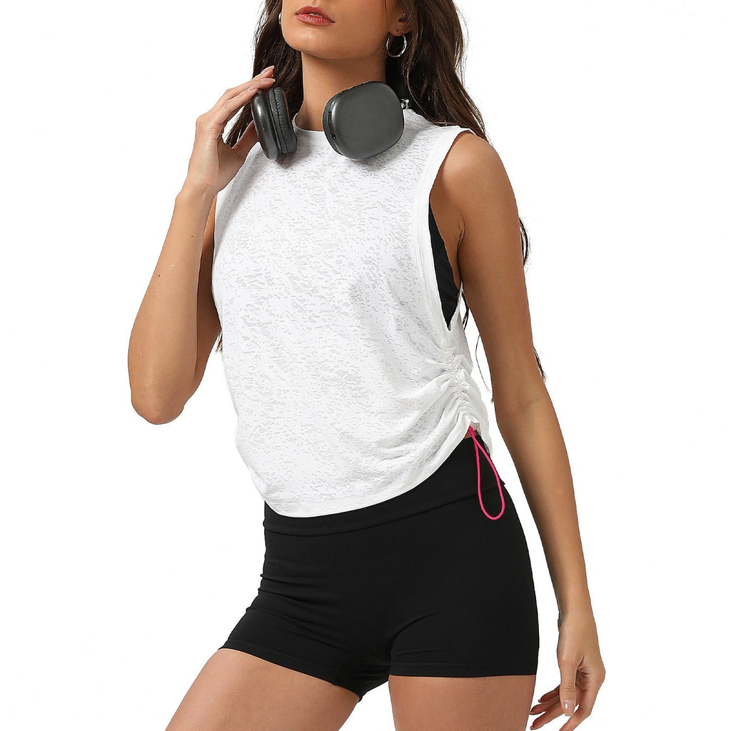 LYNXWEAR New Jacquard Sports Women Sleeveless  Breathable