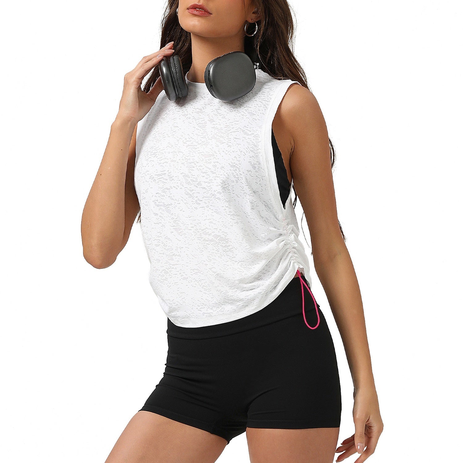 LYNXWEAR New Jacquard Sports Women Sleeveless  Breathable