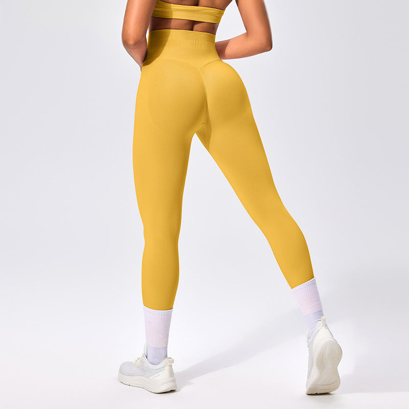 LYNXWEAR Seamless High-Waist 9" Tights – Hip-Lifting & Squat-Proof